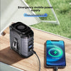 USB Rechargeable Wearable Fan with Power Bank Function
