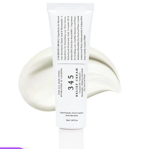 Soothing and hydrating face cream for damaged skin barrier