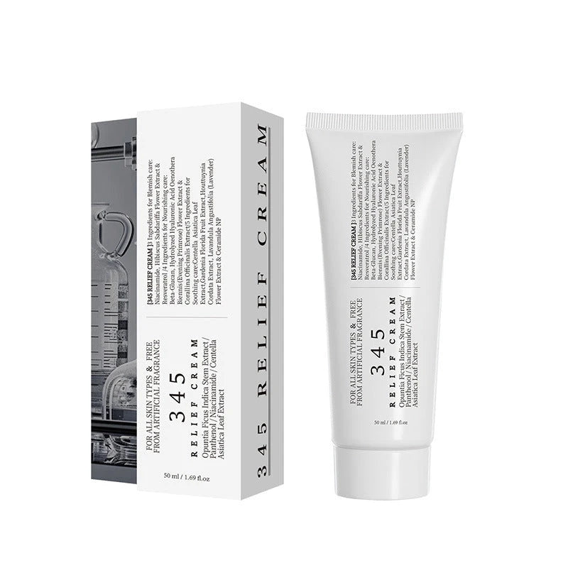Soothing and hydrating face cream for damaged skin barrier