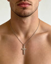 Minimalist Cross Titanium Steel Necklace