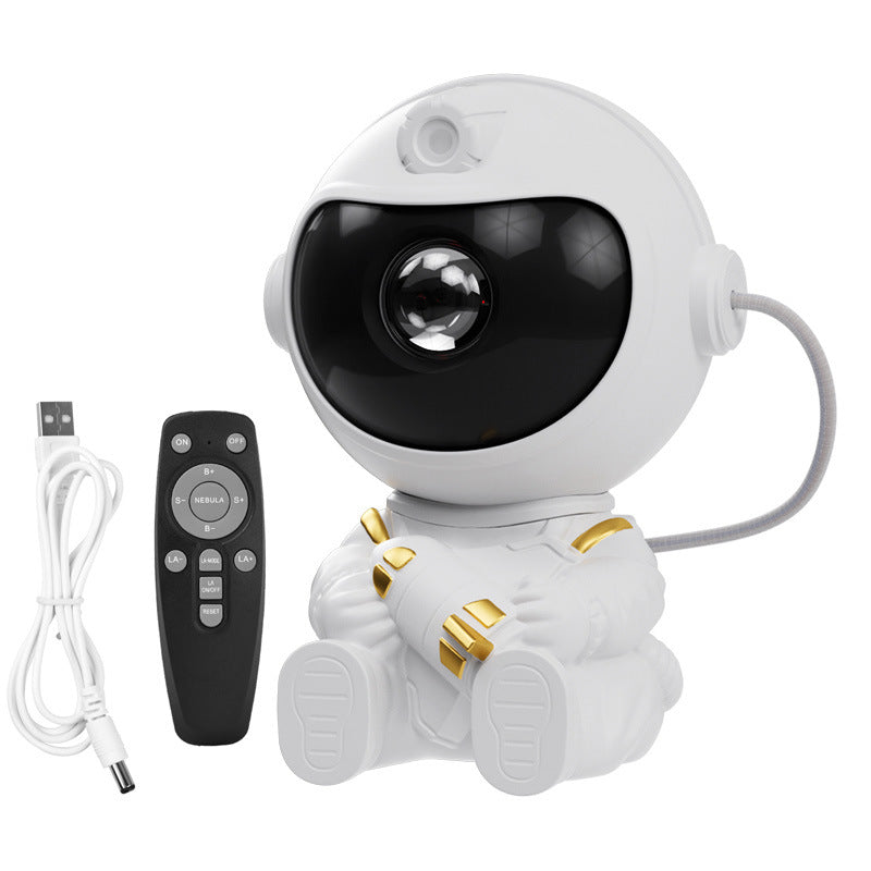 Astronaut Starry Sky LED Projection Night Light with Remote Control, Cartoon Space Decor