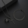 Cross necklace set of three pieces