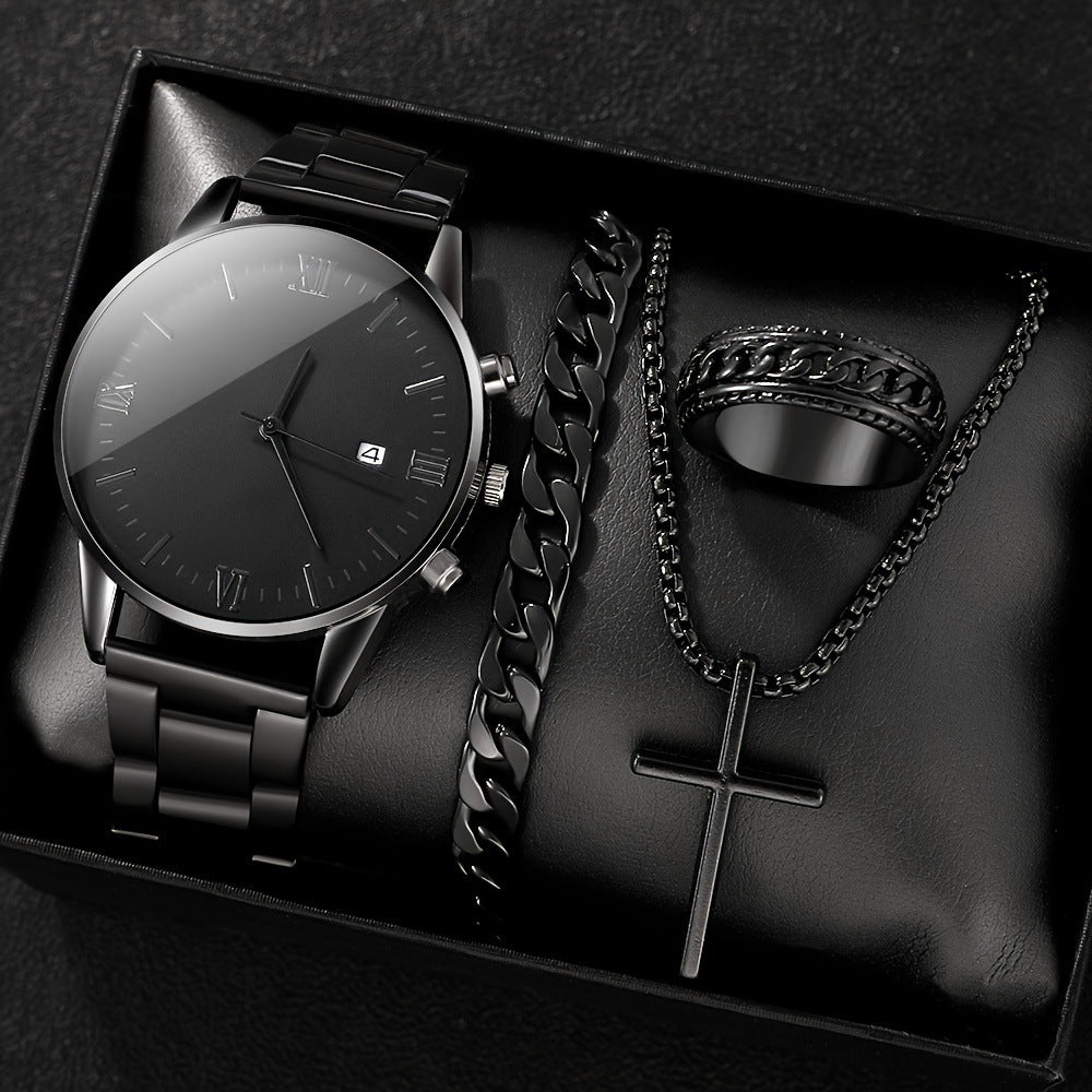 Men's Trendy Roman Numerals Fashion Watch