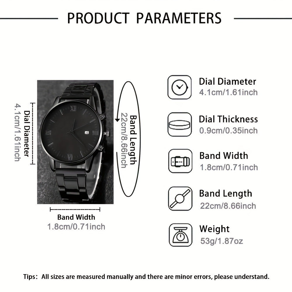 Men's Trendy Roman Numerals Fashion Watch