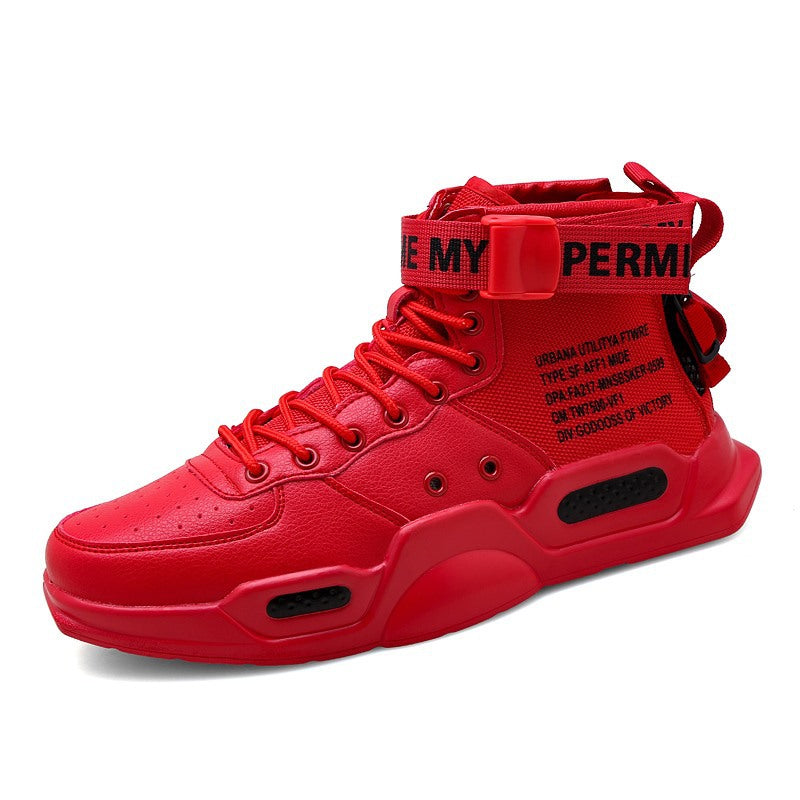 Mens High-Top Sneakers Casual Breathable Shoes